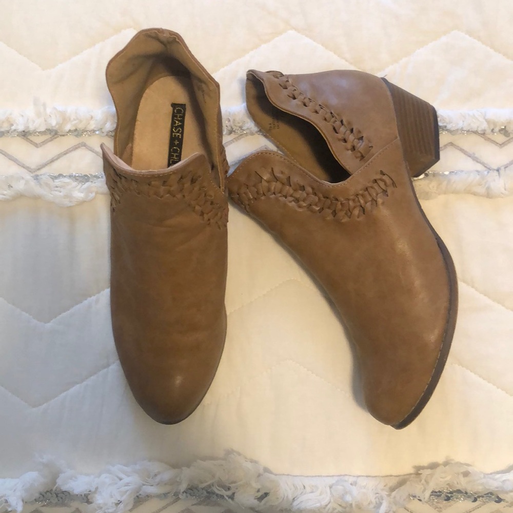 Brown Booties Sz 10